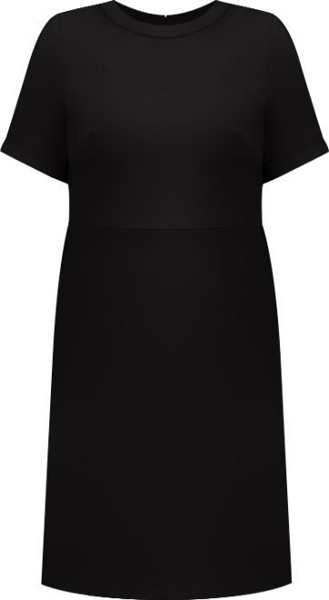 Women's Short Sleeve Crewneck Dress