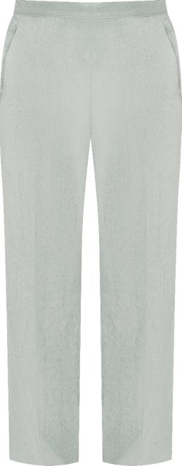 Petite Stockbridge Pull-On Corduroy Flat Front Average Length Pants