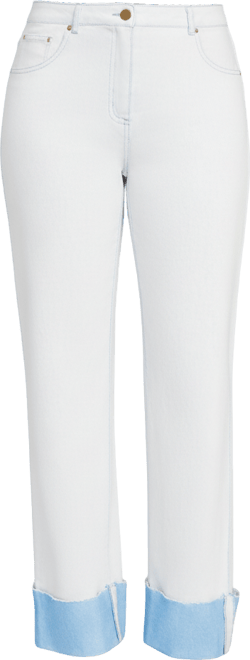 Petite Cuffed Pull-On Fly Pants