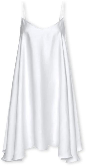 Women's Flowy Satin Negligee