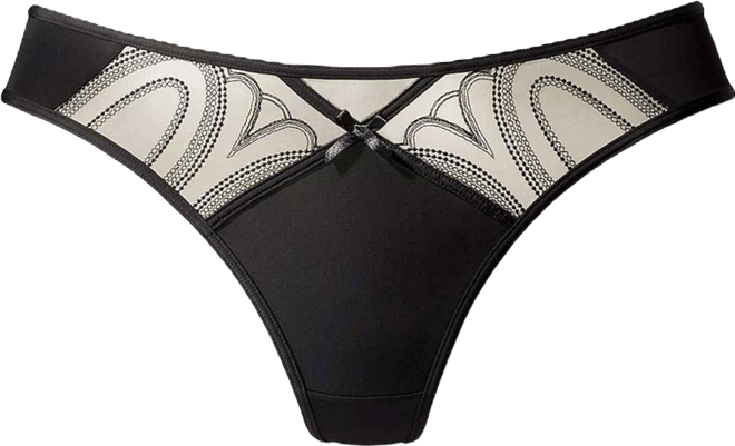 Women's Lace Insert Thong