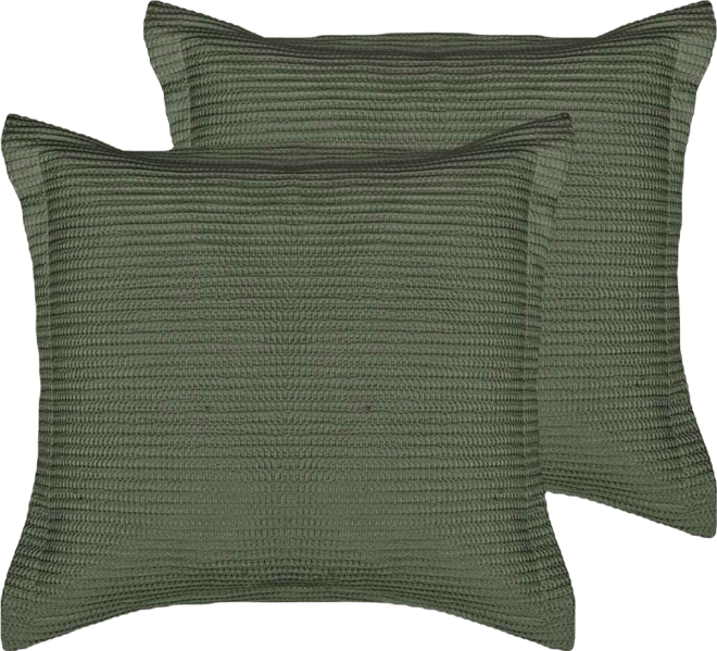 Cloud Waffle 2-Pc. Sham Set, European