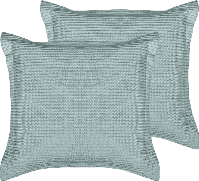 Cloud Waffle 2-Pc. Sham Set, European