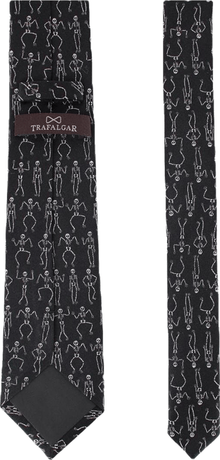 Men's Davy Bones the Dancing Skeleton Silk Novelty Necktie