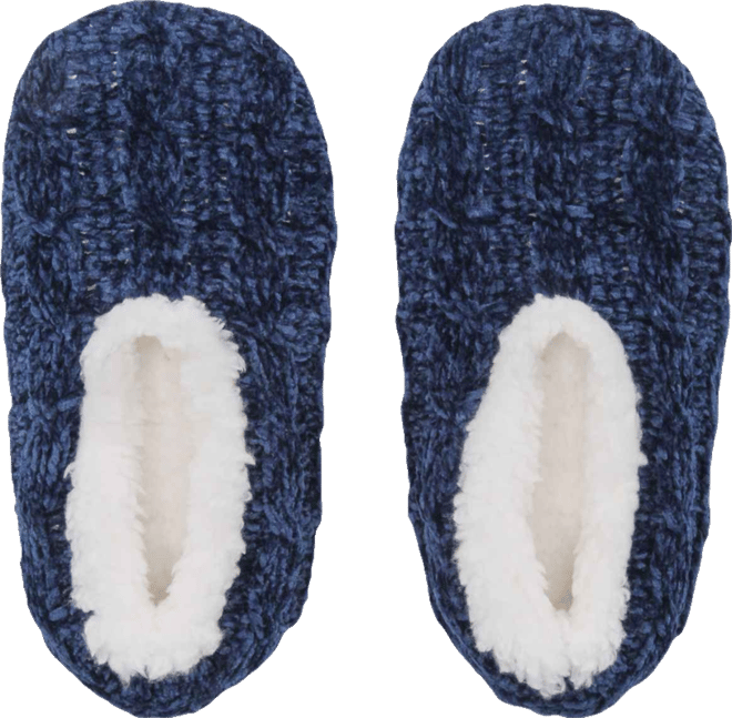 Women's Cable Chenille Ped Slipper Socks, Created for Macy's
