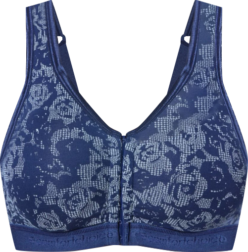 Women's Plus Size Wireless Front-Close Lounge Bra