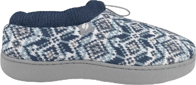Women's Emma Fair Isle Knit Drawstring Slippers