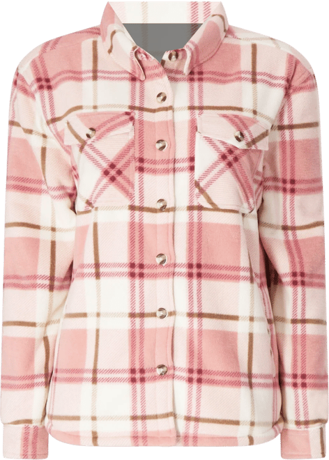 Women's Jacqueline Long Sleeve Plaid Shirt Jacket
