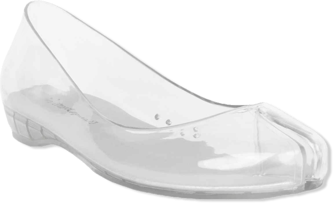 Women's Fixed Split-Toe Jelly Flats