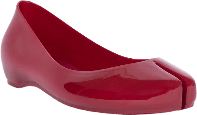Women's Fixed Split-Toe Jelly Flats