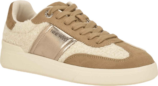 Linehan Round Toe Lace-Up Sneakers