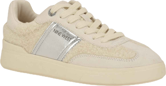 Linehan Round Toe Lace-Up Sneakers