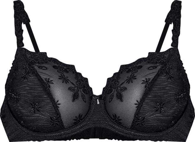 Women's Floral Lace Unlined Bra