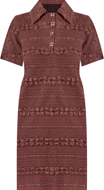 Women's Stretched Embo Textured Mini Dress