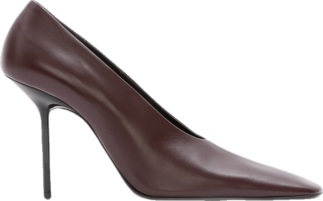 Olivia Stiletto Pump In Burgundy Leather