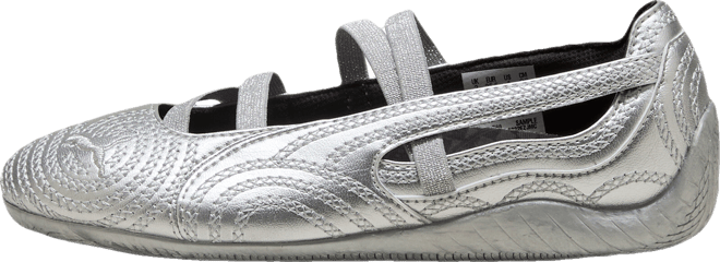 PUMA x WICKED Speedcat Ballet Silver Slippers Big Kids' Sneakers