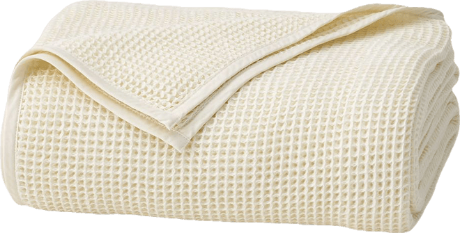 Waffle Organic Cotton Bed Blanket