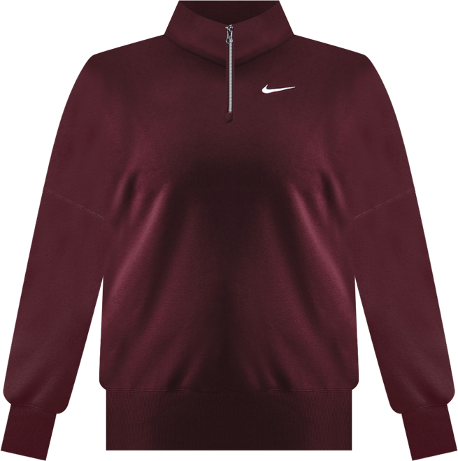 Nike Sportswear Phoenix Fleece Sudadera extraoversized con cierre de 1/4 (talla grande) para mujer