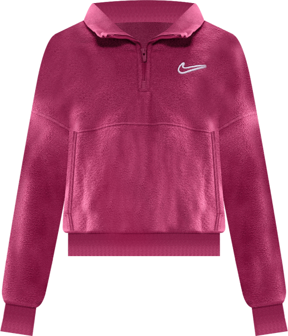 Nike Sportswear Sudadera de tejido Fleece de manga larga para niña talla grande