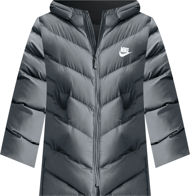 Nike Sportswear All Day Play Big Kids' Therma-FIT Loose-Fit Mid-Length Puffer Jacket