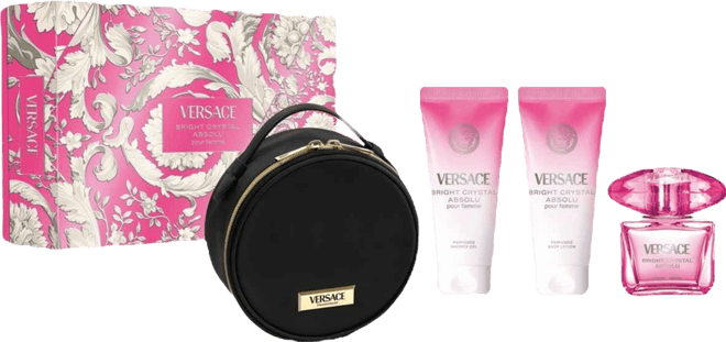 4-Pc. Eau De Parfum Fragrance with Round Makeup Bag Gift Set