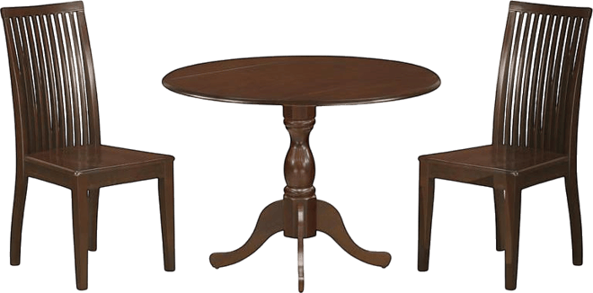 3 Piece Dropleaf Dining Table Set