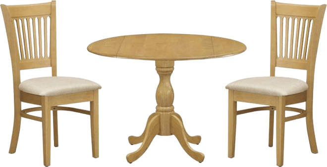 3 Piece Kitchen Dining Table Set