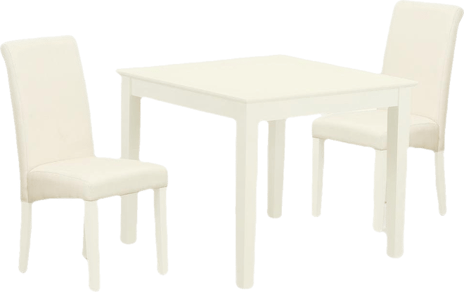 Dining Room Set Linen White
