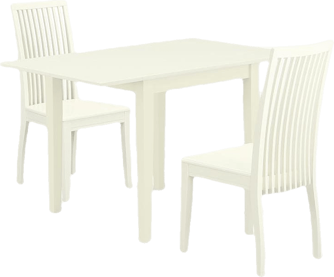 Dining Room Set Linen White