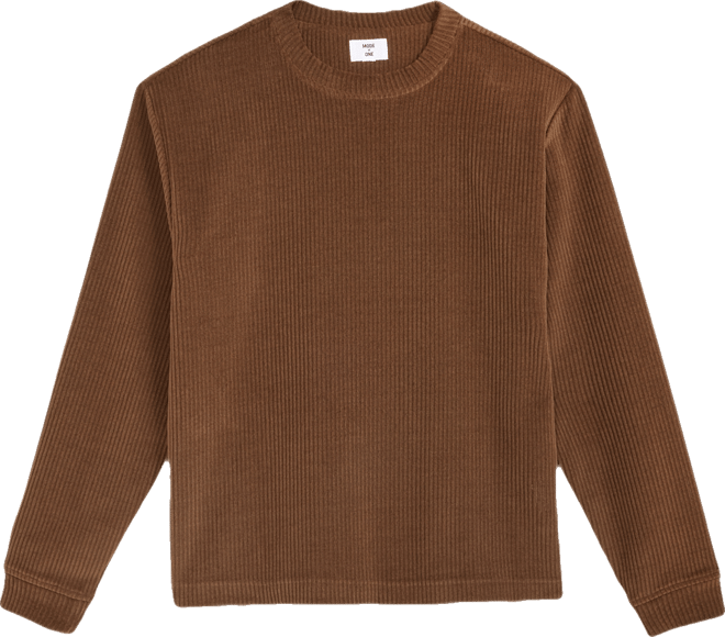 Men's Relaxed-Fit French Ribbed Sweater, Macy's Exclusive