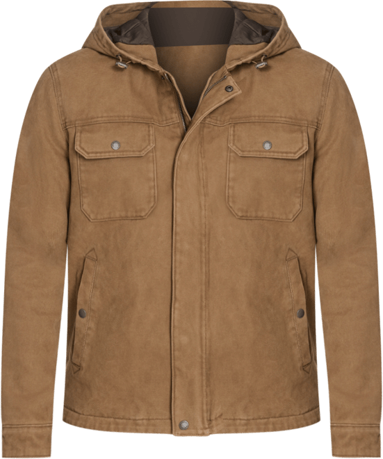 Men's Cotton Canvas Hood Jacket