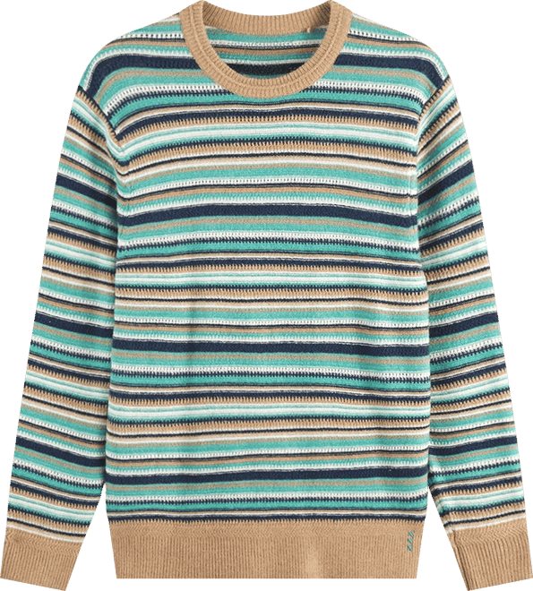 Men's Striped Long Sleeve Sweater