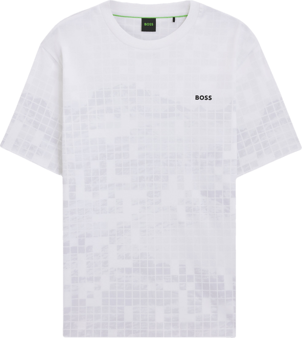 Boss by  Men's Mercerised-Cotton T-Shirt