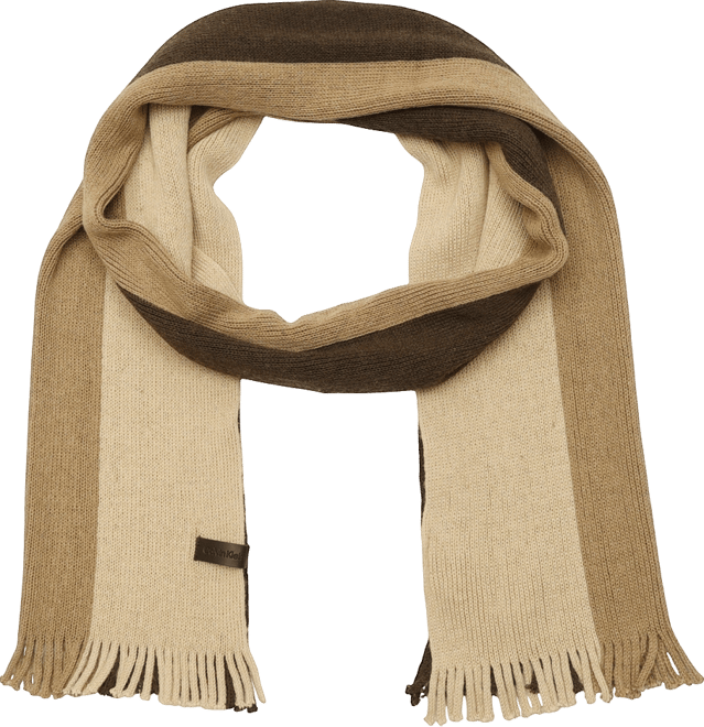 Men's Gradient Stripe Raschel Scarf