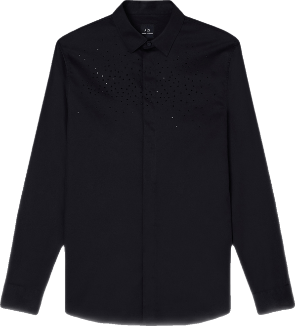 Men's Night Lab Embellished Woven Shirt