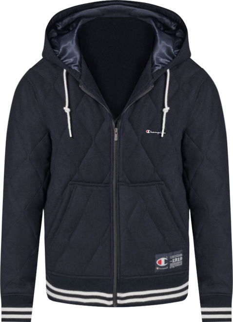 Men's Wool Blend Quilted Jacket