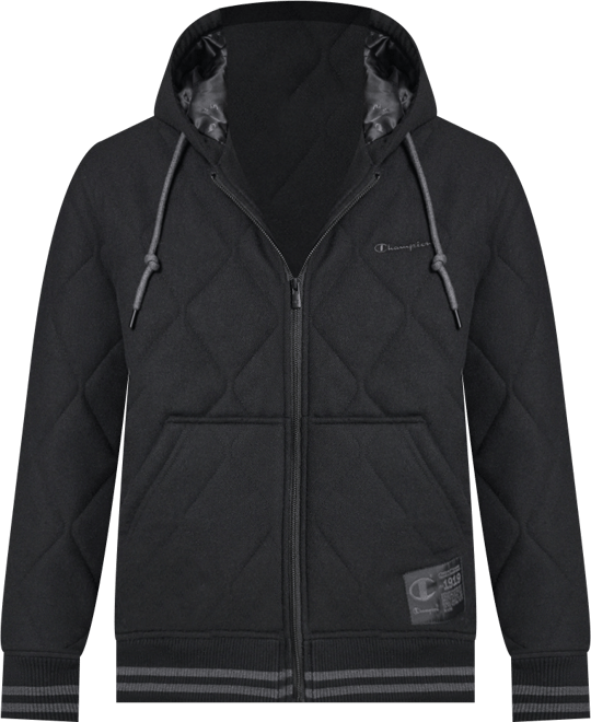 Men's Wool Blend Quilted Jacket