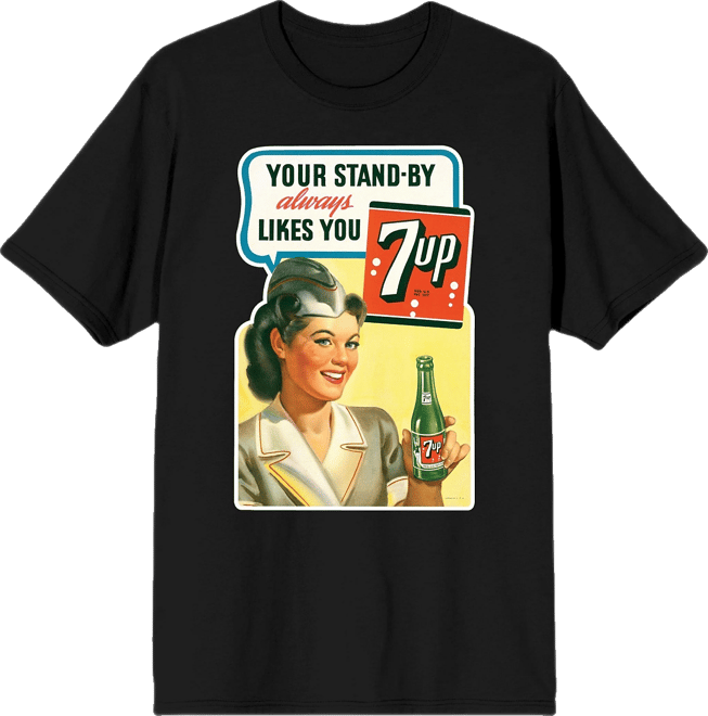 Men's Your Stand-By Always Likes You Black Short Sleeve Adult T-Shirt-3XL