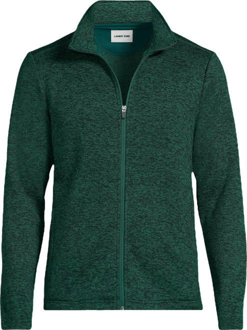 School Uniform Men's Sweater Fleece Zip Front Jacket