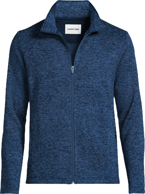 School Uniform Men's Sweater Fleece Zip Front Jacket