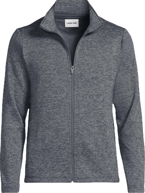 School Uniform Men's Sweater Fleece Zip Front Jacket