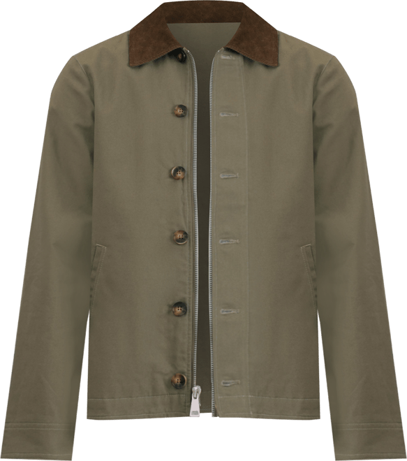 Men's Water-Resistant Cotton Shirt Jacket