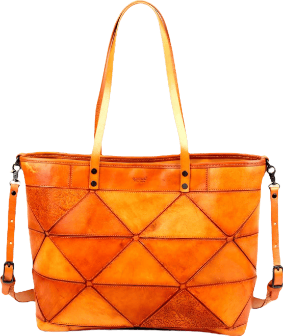 Women's Genuine Leather Prism Tote Bag
