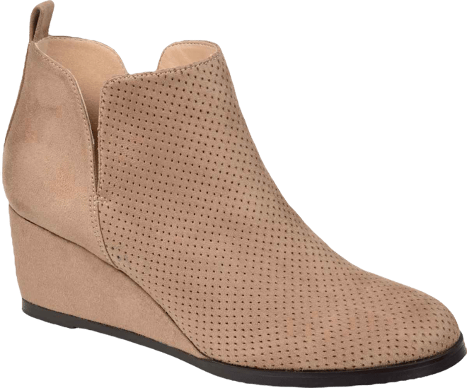 Women's Mylee Perforated Wedge Ankle Booties