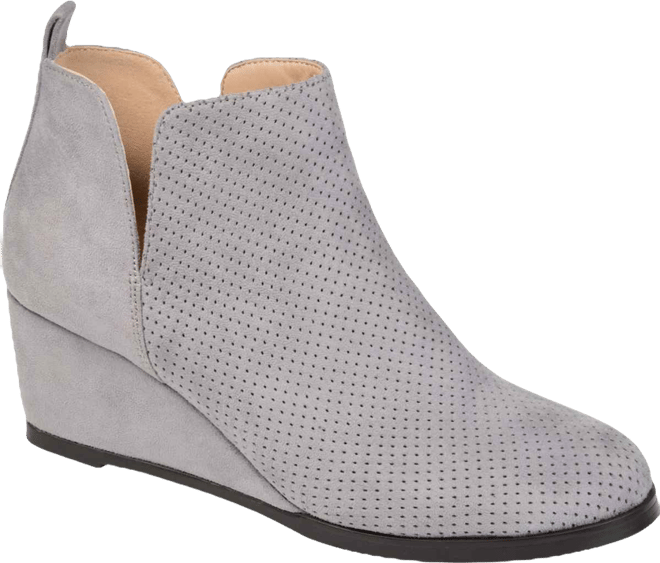 Women's Mylee Perforated Wedge Ankle Booties