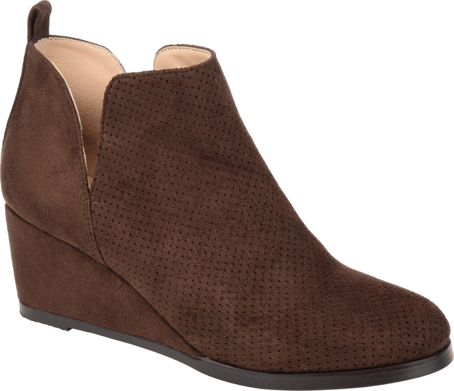 Women's Mylee Perforated Wedge Ankle Booties