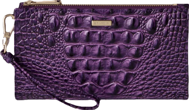 Daisy Leather Melbourne Wristlet