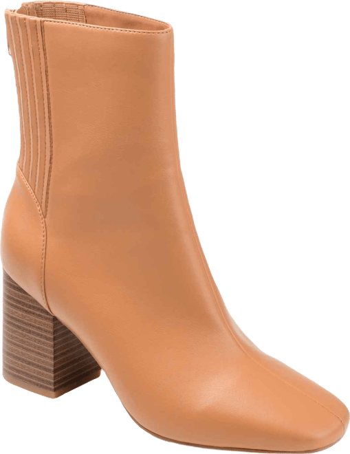 Women's Maize Square Toe Stacked Heel Booties