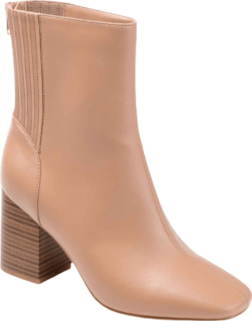 Women's Maize Square Toe Stacked Heel Booties