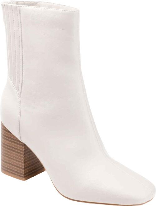 Women's Maize Square Toe Stacked Heel Booties